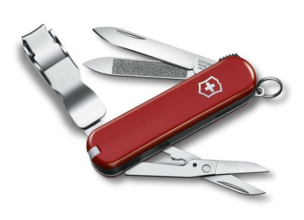 Victorinox NailClip 580 cuțit multifuncțional, roșu, 8 funcții, 65 mm