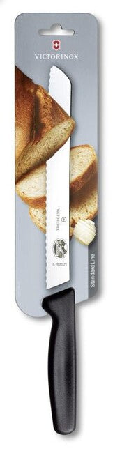 Victorinox cuțit pentru pâine și produse de patiserie, negru