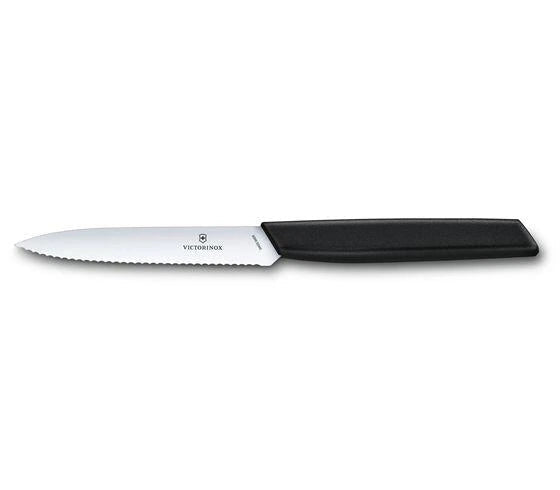Victorinox Swiss Modern cuțit pentru fructe și legume, lamă zimțată
