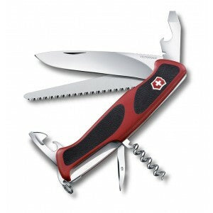 Victorinox RangerGrip 55 cuțit multifuncțional 130 mm, roșu-negru, 12 funcții