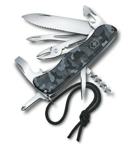 Victorinox Skipper cuțit multifuncțional 111 mm Navy Camouflage, gri-albastru, 17 funcții
