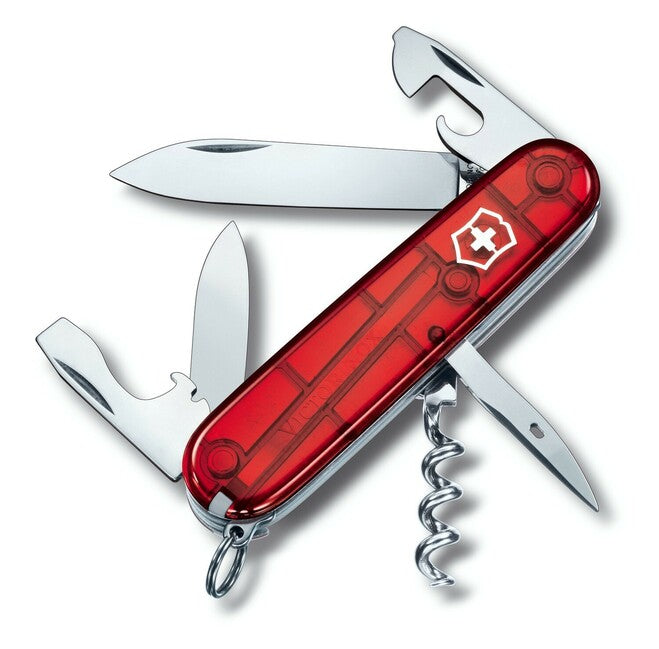 Victorinox Spartan multifuncțional Red cuțit 91 mm 12funcții, roșu transparent, 12 funcții