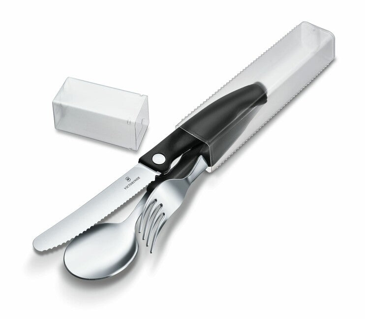 Victorinox Swiss Classic set de tacâmuri 3 piese, negru