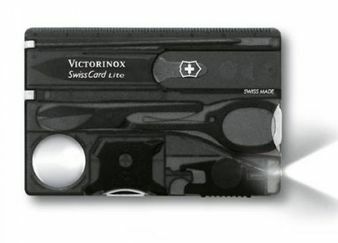 Victorinox SwissCard Lite briceag Onyx, negru transparent, 13 funcții