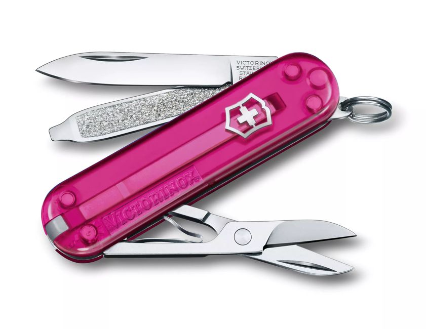 Victorinox Classic SD briceag Transparent, roz