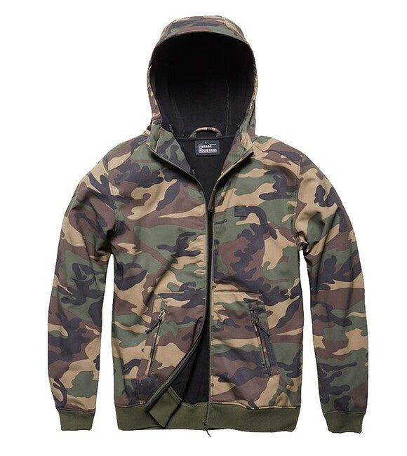 Vintage Industries Ashore geacă, woodland camo