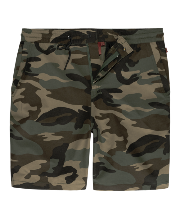 Vintage Industries Eton pantaloni scurți, Woodland camo