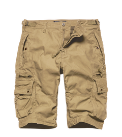 Vintage Industries Gandor pantaloni scurți, Dark khaki