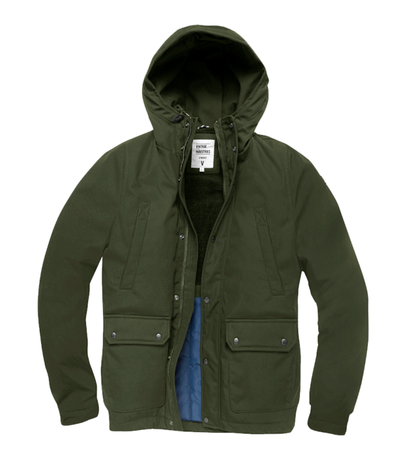Vintage Industries Ledger parka geacă pentru bărbați, oliv