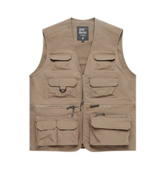 Vintage Industries Legend vestă de pescuit, bej
