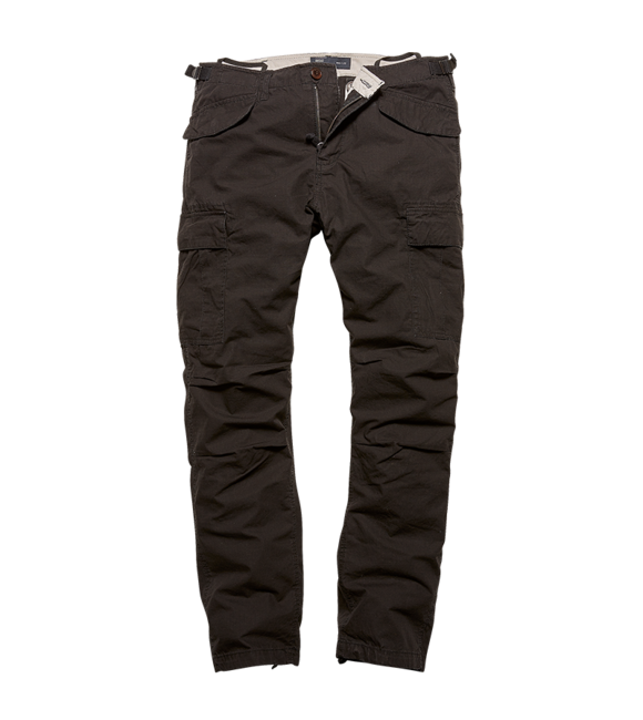 Vintage Industries Miller M65 pantaloni, negri