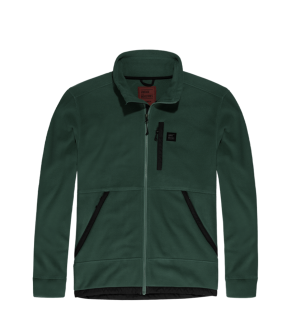 Vintage Industries Valerio hanorac fleece hollow fibre, verde