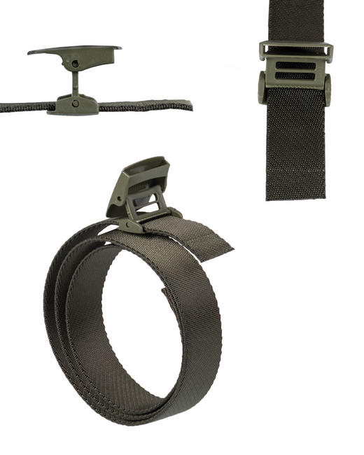 Mil-Tec Quick centură cu cataramă din plastic 3,8cm, oliv