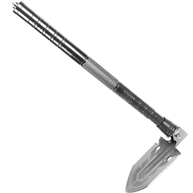 DRAGOWA Tactical Cara lopată multifuncțională pliabilă cu husă, silver