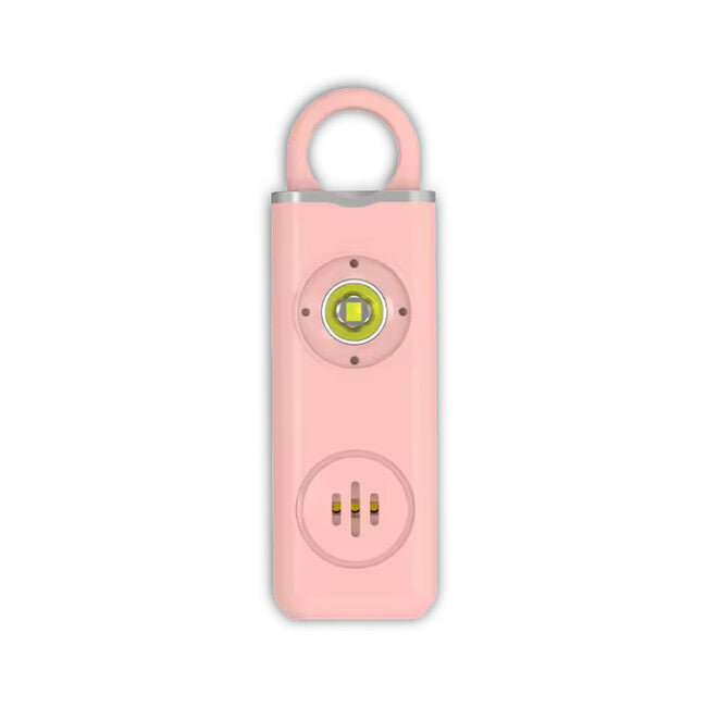 W&G SHIELD SOS alarmă personală cu LED și inel de tragere detașabil, roz