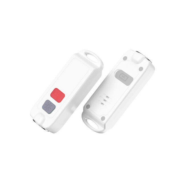 W&G SHIELD SOS alarmă personală cu LED și buton de activare, alb