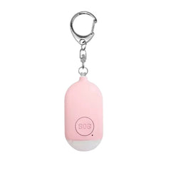 W&G SHIELD SOS alarmă personală etanșă cu LED și buton de activare, roz