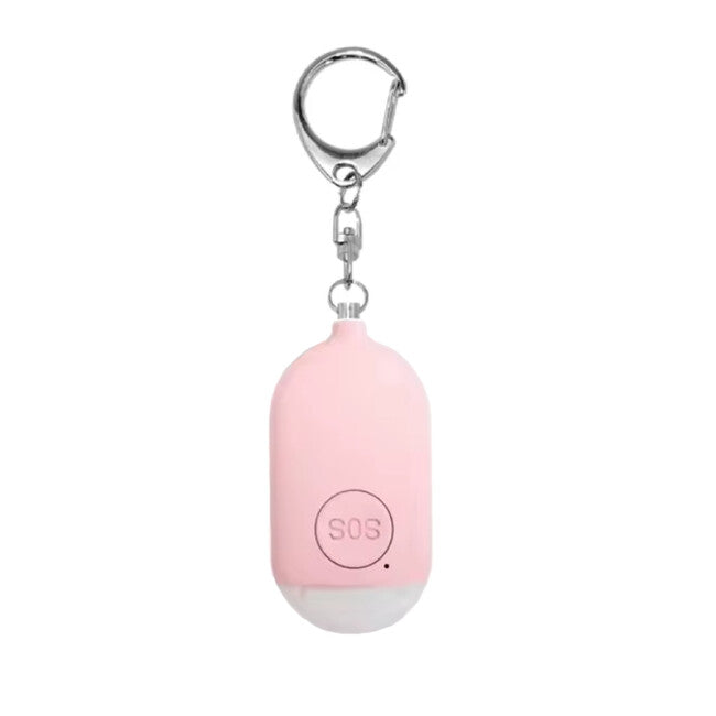 W&G SHIELD SOS alarmă personală etanșă cu LED și buton de activare, roz