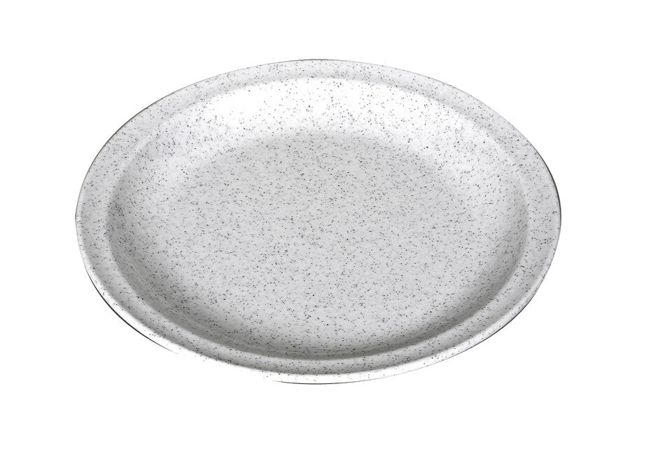 Waca tablă melamină plată, granit, 23,5 cm diametru
