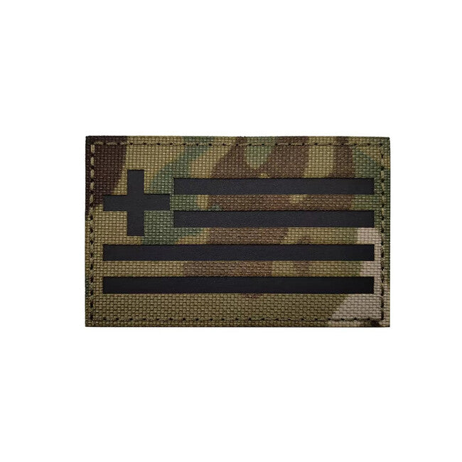WARAGOD CP Camo emblemă cu steag de țară, Grecia