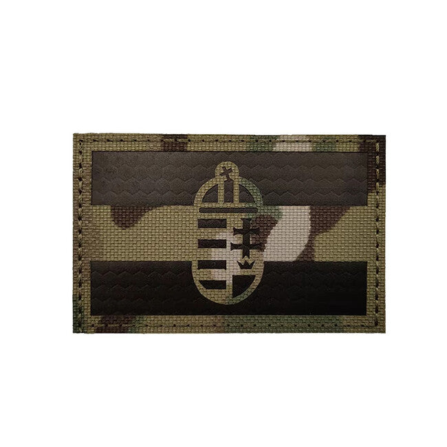 WARAGOD CP Camo emblemă cu steag de țară, Ungaria
