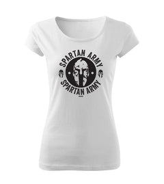 DRAGOWA tricou de damă cu mânecă scurtă Archelaos 150 g/m², alb
