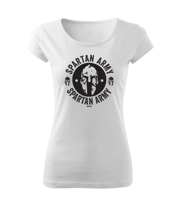 DRAGOWA tricou de damă cu mânecă scurtă Archelaos 150 g/m², alb