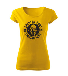 DRAGOWA tricou de damă cu mânecă scurtă Archelaos 150 g/m², galben