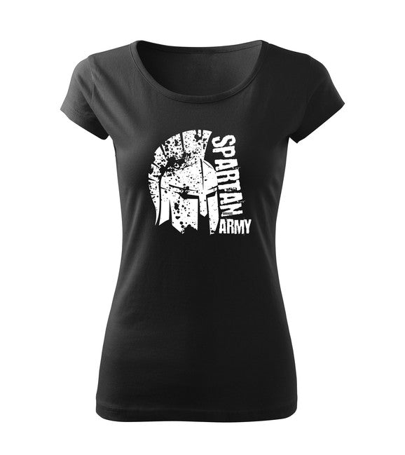 DRAGOWA León tricou scurt pentru femei 150 g/m², negru
