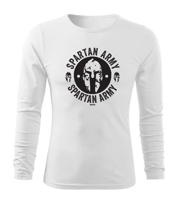 DRAGOWA Fit-T tricou Archelaos cu mânecă lungă 160 g/m², alb