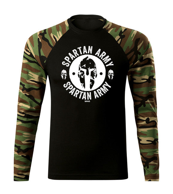 DRAGOWA Fit-T Archelaos tricou cu mânecă lungă 160 g/m², Woodland