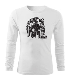 DRAGOWA Fit-T tricou cu mânecă lungă León 160 g/m², alb