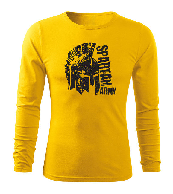 DRAGOWA Fit-T tricou cu mânecă lungă León 160 g/m², galben
