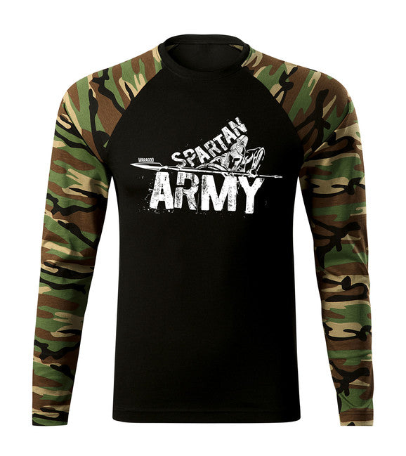 DRAGOWA Fit-T tricou cu mânecă lungă Nabis 160 g/m², Woodland