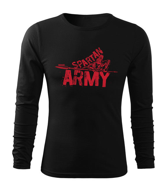 DRAGOWA Fit-T tricou cu mânecă lungă RedNabis 160 g/m², negru
