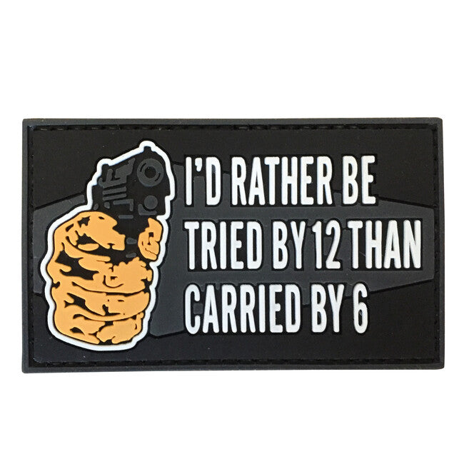 WARAGOD I'd rather be emblemă PVC