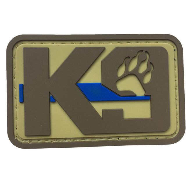 WARAGOD K9 Paw PVC emblemă, coyote