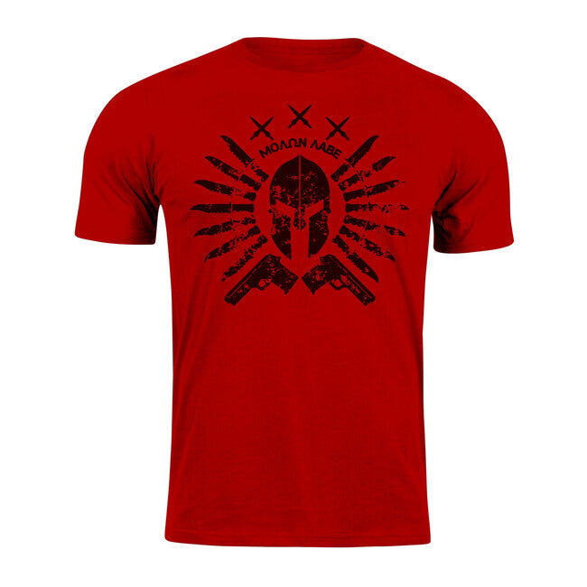 DRAGOWA Ares tricou scurt 160 g/m², roșu