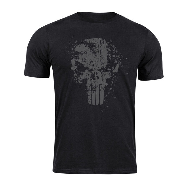 DRAGOWA tricou scurt Frank the Punisher, negru