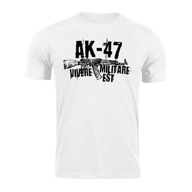 DRAGOWA Seneca AK-47 tricou scurt 160 g/m², alb