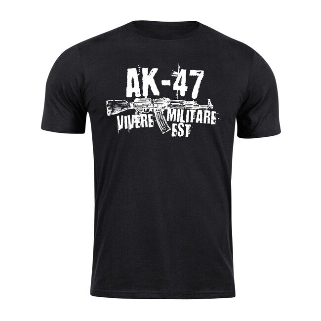 DRAGOWA Seneca tricou scurt AK-47, negru