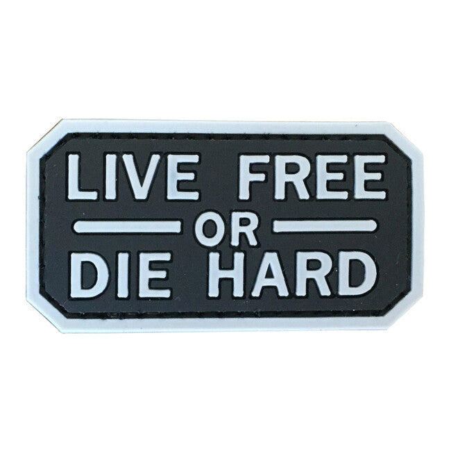 WARAGOD Live Free emblemă PVC