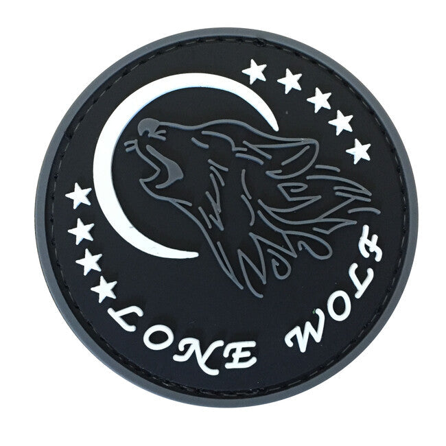 WARAGOD Lone wolf emblemă PVC