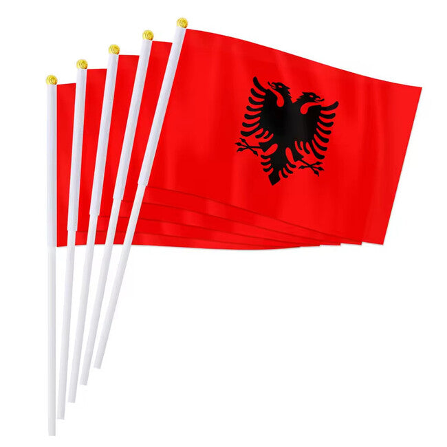 WARAGOD Steag de fluturat Albania, 30 x 40 cm
