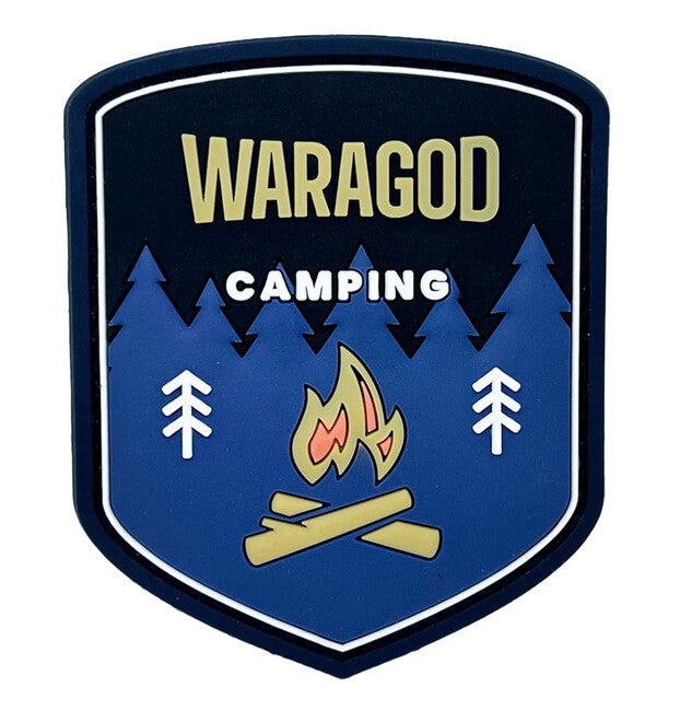 WARAGOD Camping 3D emblemă 7x5cm