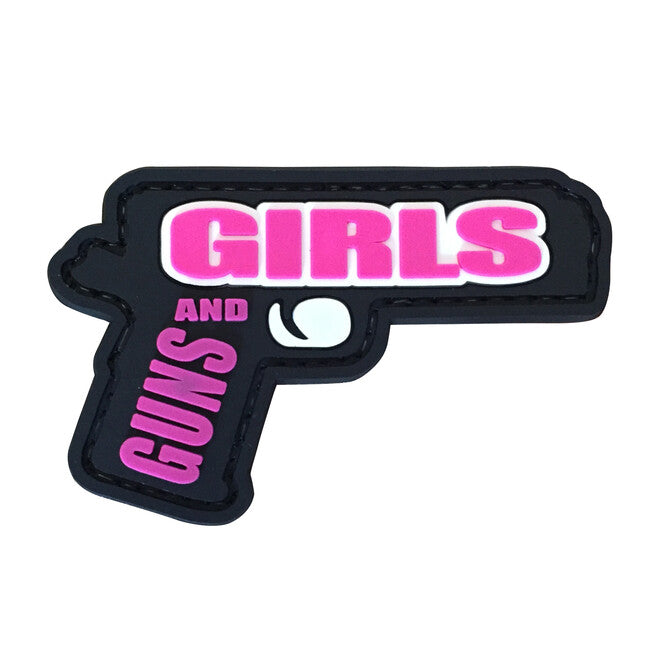 WARAGOD 3D Guns and Girls emblemă 7x5cm