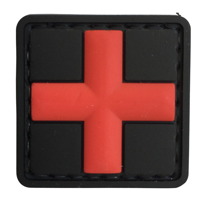 WARAGOD 3D Medic emblemă neagră, 3x3cm