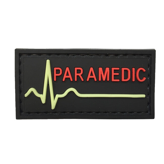 WARAGOD Emblemă 3D Paramedic neagră, 5x2.5cm