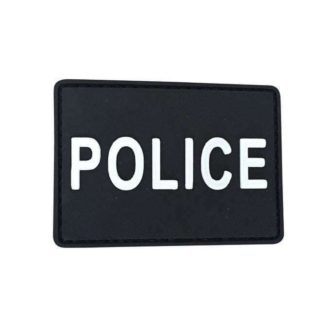 WARAGOD Emblemă Police 3D neagră 7x5cm