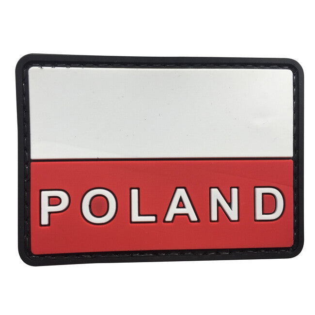 WARAGOD emblemă 3D Polonia text, 7.5x5cm